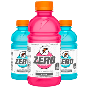 Gatorade G Zero Sugar Thirst Quencher Sports Drink, Variety Pack, 12 fl oz, 18 Pack Bottles